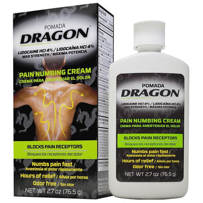 Pomada Dragon Pain Numbing Cream - Max Strength