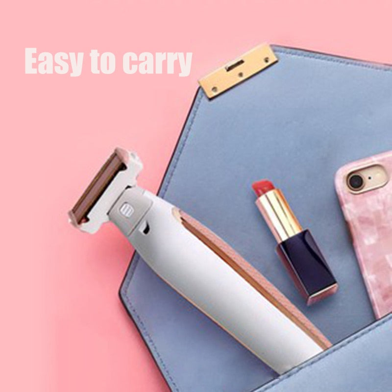 Rasoir Électrique Rechargeable pour Épilation Douce