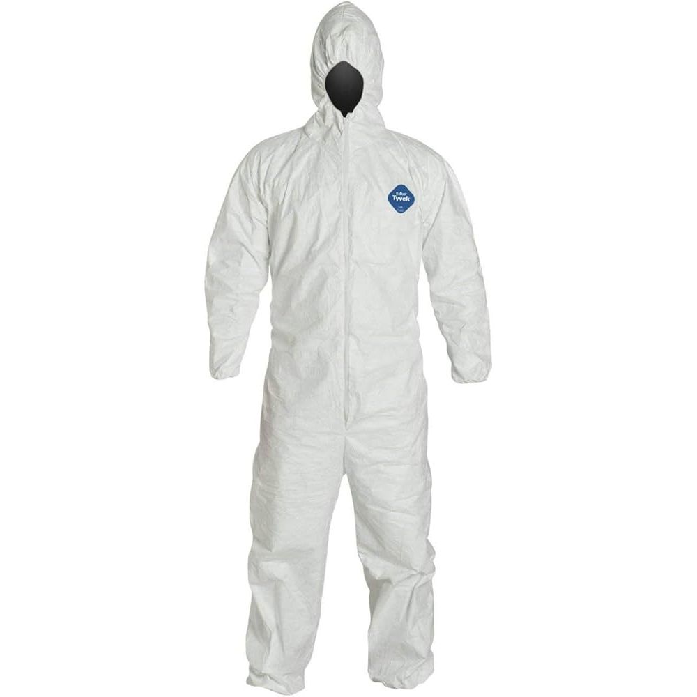 Combinaison stérile jetable XL avec capuche pour protection intégrale