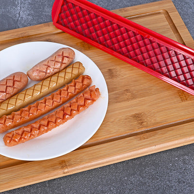 Coupe-Saucisse et Hot Dog Cross - Groove : Outil de Maillage Précis