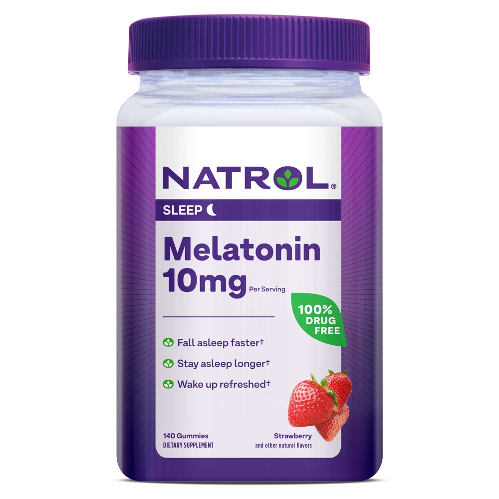 Gomitas de Melatonina Natrol - 10 mg Sabor Fresa