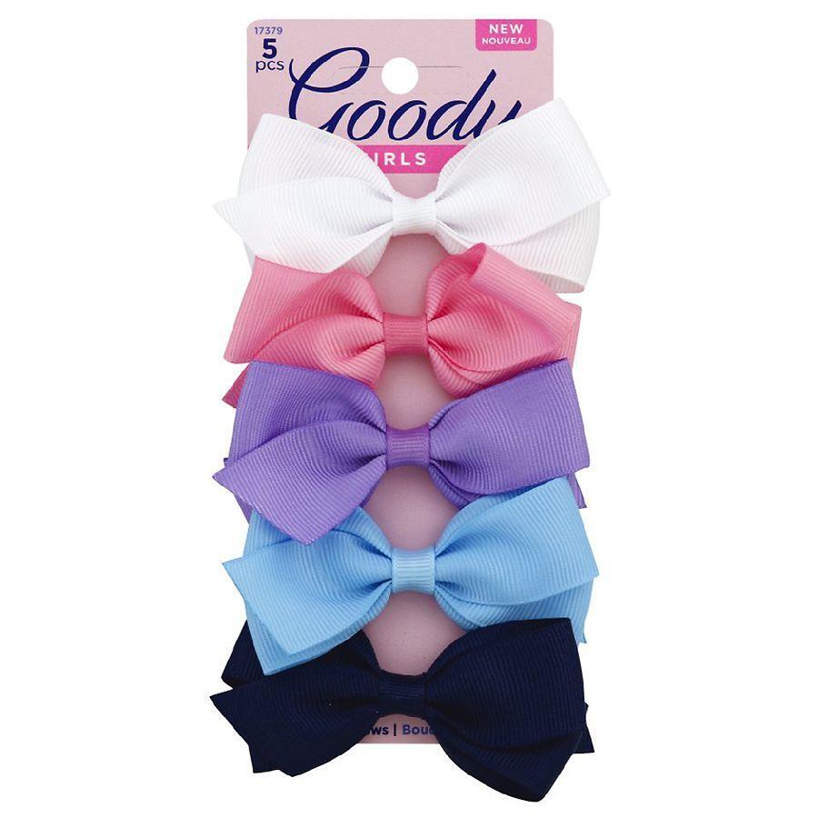 Pinzas de salón con lazo brillante Goody para niñas
