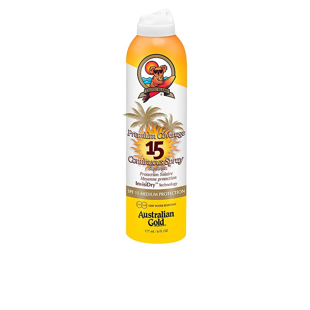 Australian Gold Premium Coverage SPF 15 Continuous Spray - 6 oz