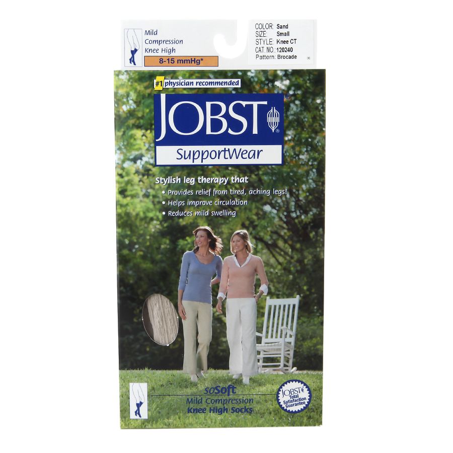 Jobst SupportWear SoSoft Medias de Compresión Suave hasta la Rodilla - Arena