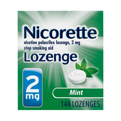 Nicorette 2mg Mint Nicotine Lozenges - 144 Count