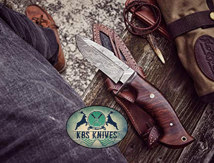 Premium Handmade Damascus Steel Hunting Knife - Korvel