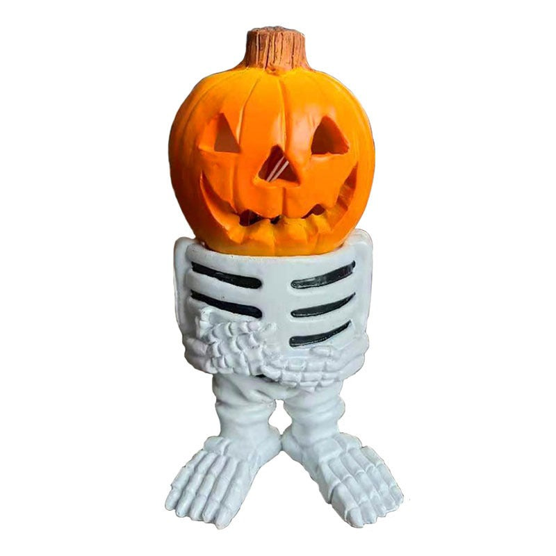 Luminous Pumpkin Knight Garden Ornament