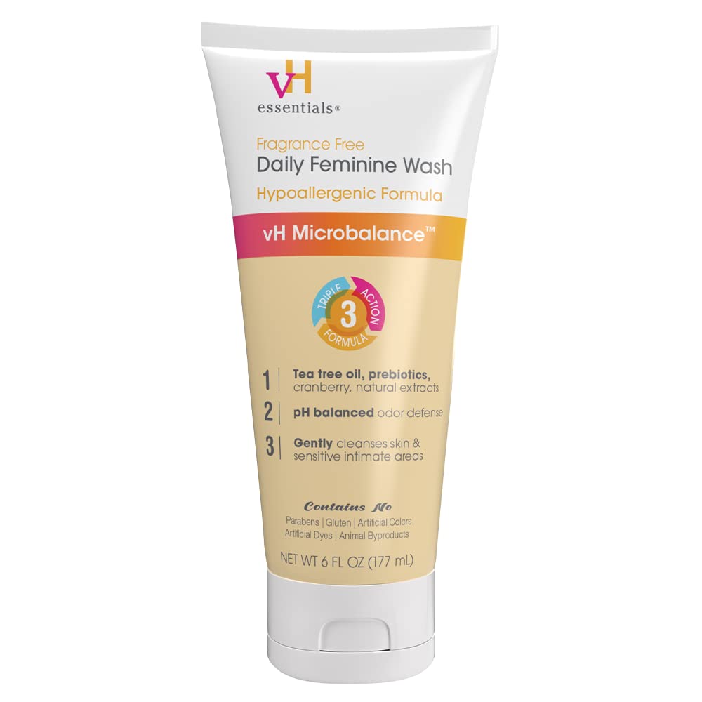 vh essentials Daily Feminine Wash, Fragrance Free - 6 fl oz