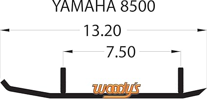 Corredores de Carburo Flat-Top Woody's Ace - 8" | AY8-8500