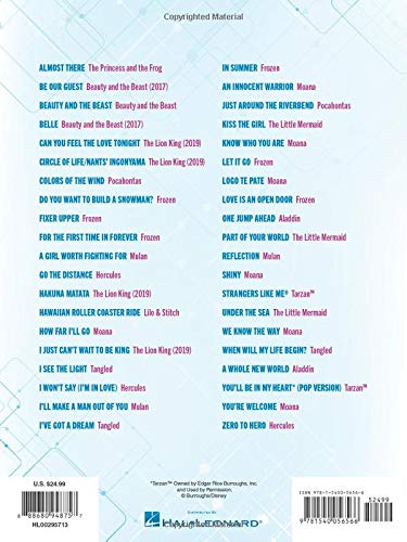 The Ultimate Disney Hits: Easy Piano Songbook (Spiral Bound) - Korvel