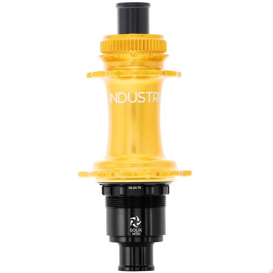 Industry Nine Solix M Classic Rear Hub - 28H, Shimano Micro Spline, Gold