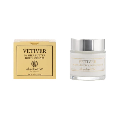 Elizabeth W Vetiver Shea Butter Body Cream - 3.5oz