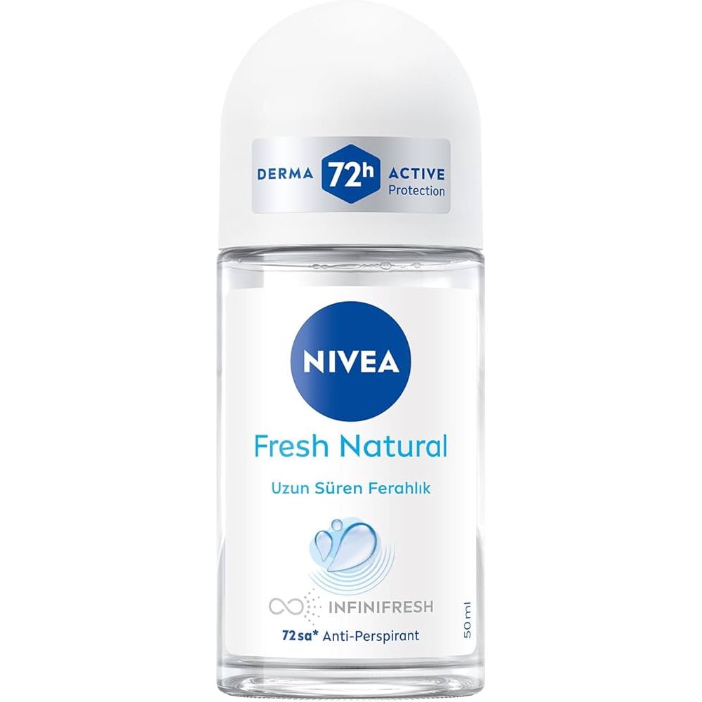 NIVEA Fresh Natural Roll-On Anti-Perspirant 72h pour Femmes 50ml
