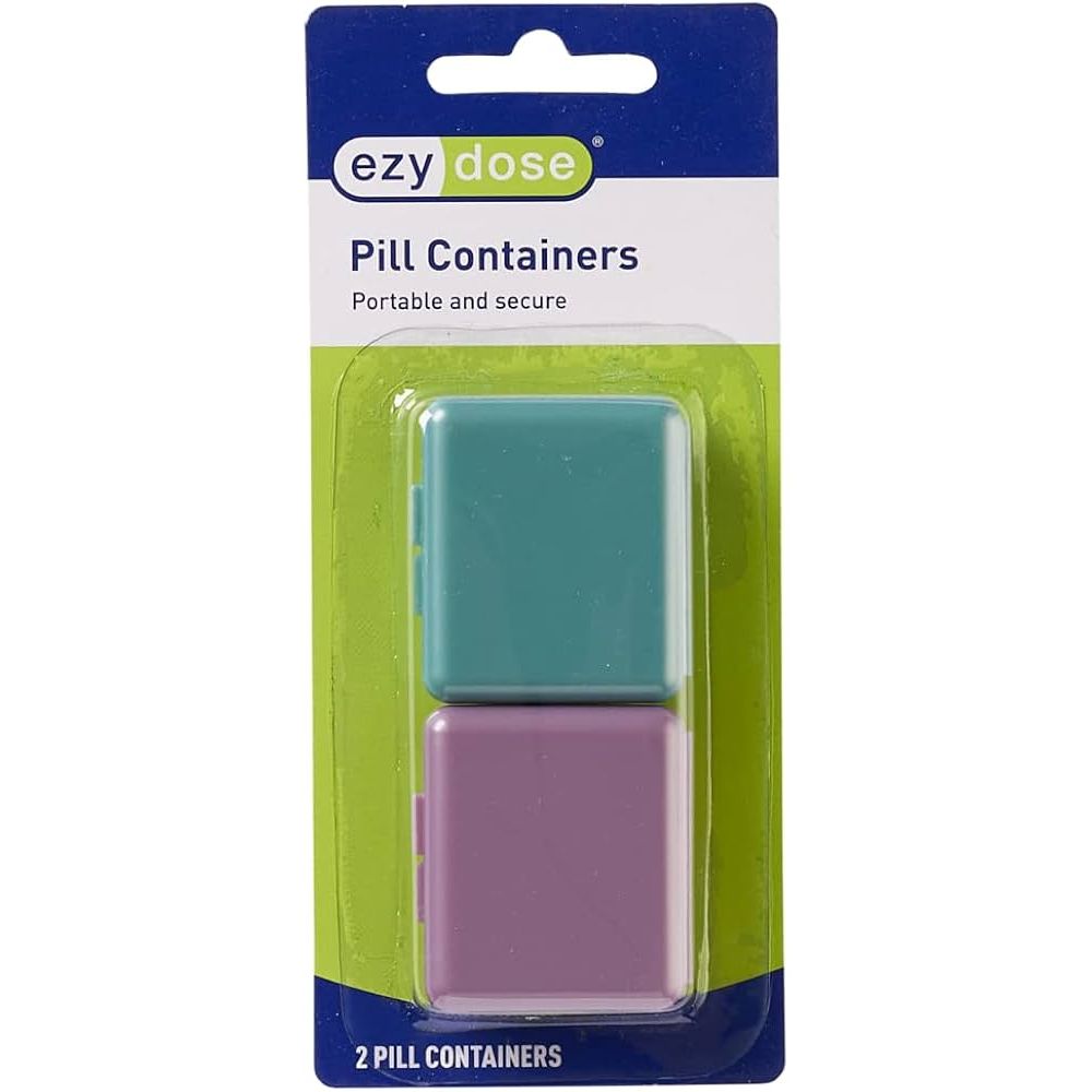Ezy Dose Compact Pill Organizer – Pocket-Sized with 4 Compartments