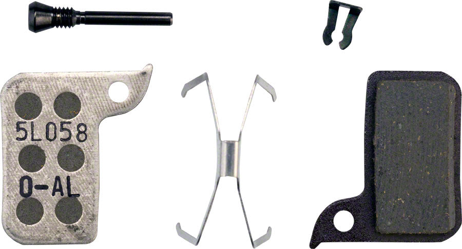 Pastillas de freno de disco orgánicas SRAM - Con respaldo de aluminio para ciclismo en carretera
