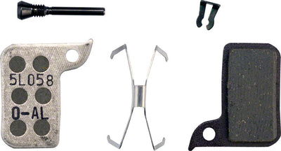 Plaquettes de frein à disque SRAM organiques - Support en aluminium pour le cyclisme sur route