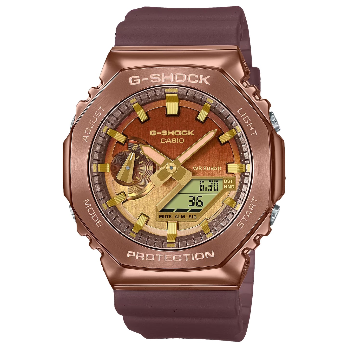 Montre Casio G-Shock pour homme - Cadran multicolore
