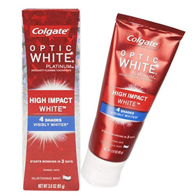 Dentifrice Colgate Optic White Platinum High Impact Whitening - 3oz