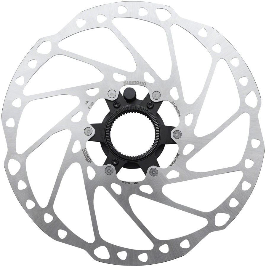Rotor de frein à disque Shimano STEPS RT-EM600-M avec capteur de vitesse intégré - 203 mm