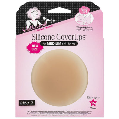 Hollywood Fashion Secrets Silicone CoverUps - Size 2, Medium
