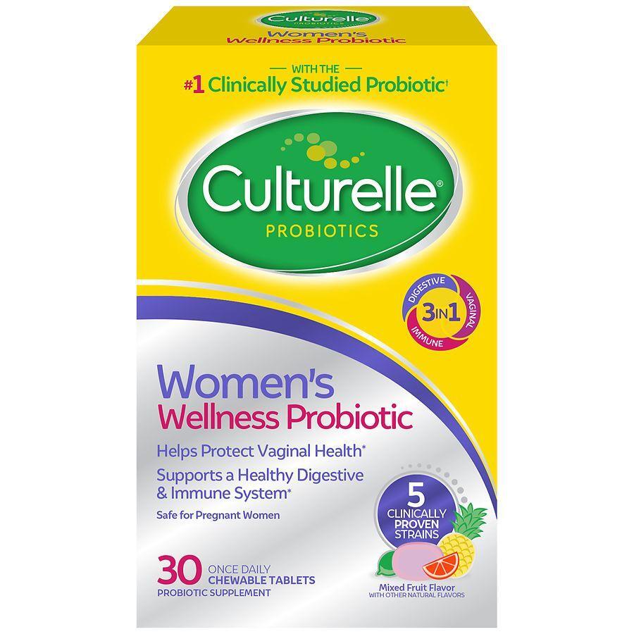 Culturelle Chewables Probioticos para el Bienestar de la Mujer