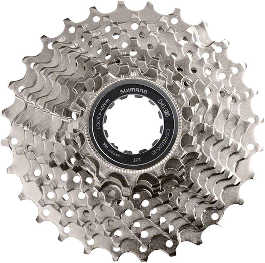 Shimano CS-HG500 10-Speed Cassette - 11-34t Silver
