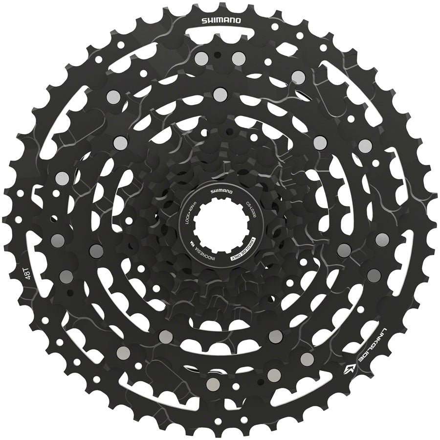 Cassette Shimano CUES CS-LG300-10 - 10 vitesses 11-48t LINKGLIDE Noir