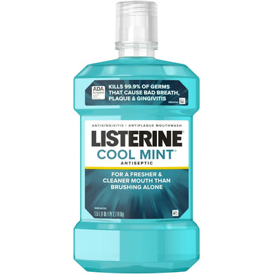 Enjuague bucal antiséptico Listerine Cool Mint - 1.5L