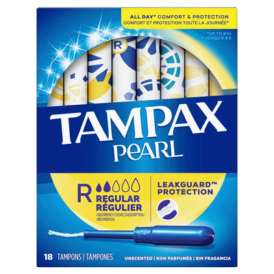 Tampax Pearl Tampons with Plastic Applicator - Regular Absorbency