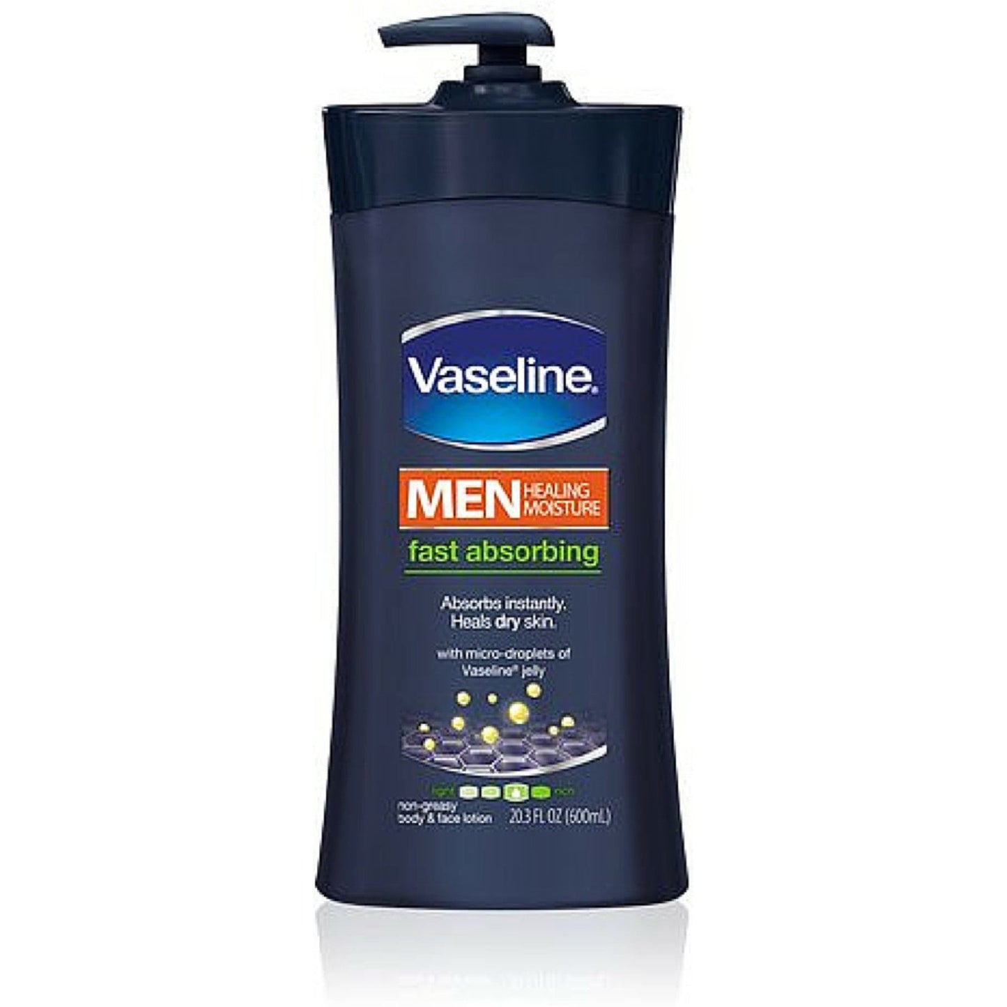Vaseline Men Healing Moisture Fast Absorbing Lotion 20.3oz