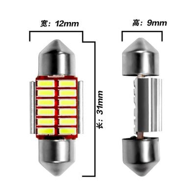 Ampoule Festoon LED Premium - Tailles 31mm, 36mm, 39mm, 42mm