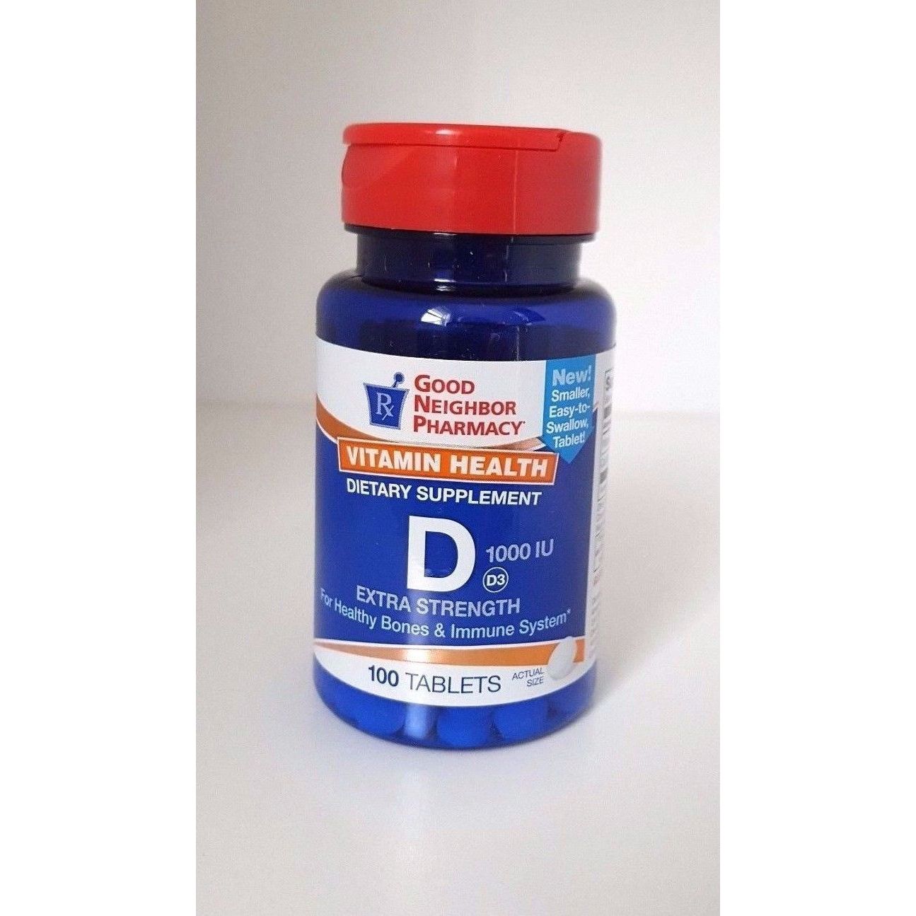Good Neighbor Pharmacy GNP Vitamina D3 1000UI - 100 Tabletas