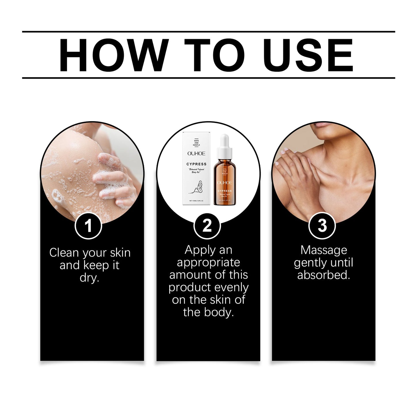 Cypress Body Oil - Daily Moisturizer for Whole Body Skin