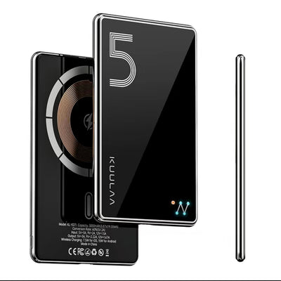 MagniCharge Power Bank - Sleek 5000mAh Wireless Charger