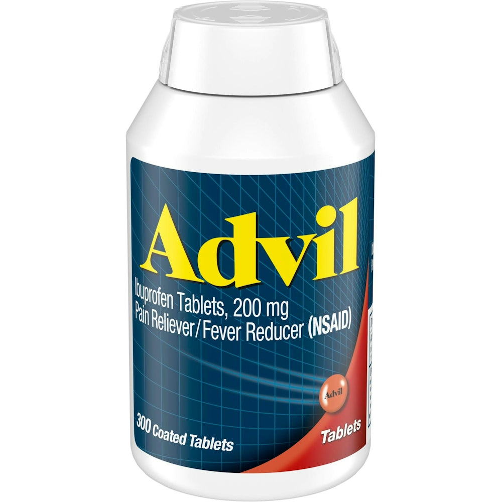 Comprimés enrobés d'Advil - Soulagement de la douleur et réduction de la fièvre, 200mg d'ibuprofène