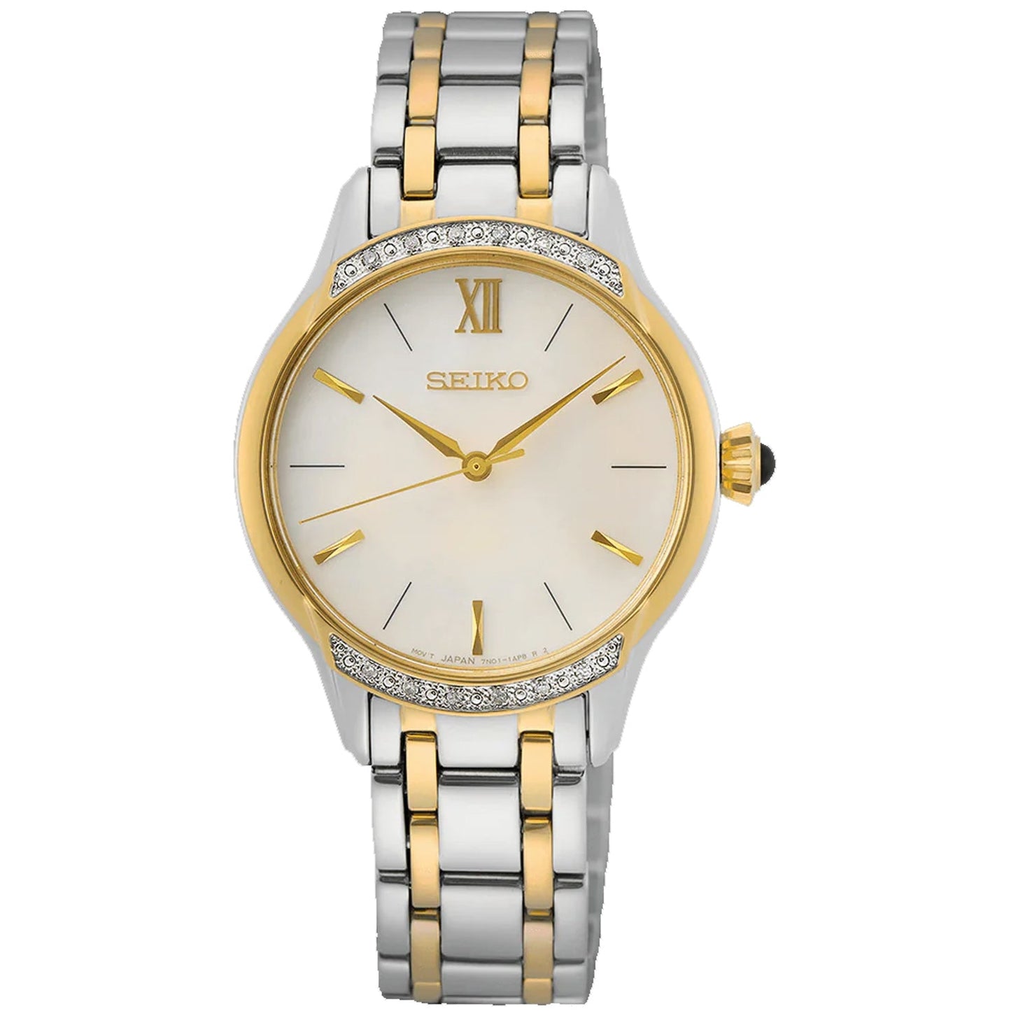 Seiko Women's Stainless Steel Cream Dial Watch