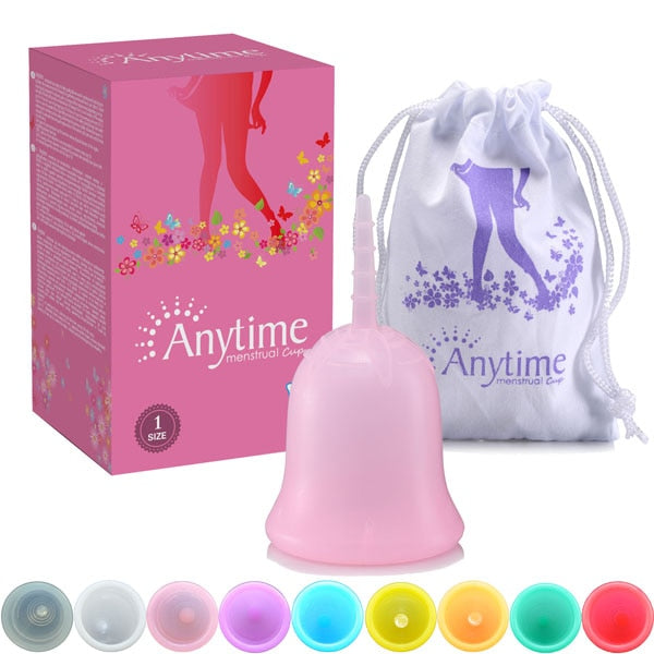 Anytime Feminine Hygiene Lady Cup Menstrual Cup Wholesale Reusable Medical Grade Silicone For Women Menstruation - Korvel