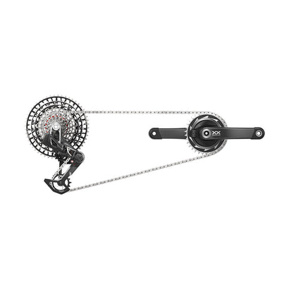 SRAM XX SL T-Type Eagle AXS Power Meter Groupset 170mm Black