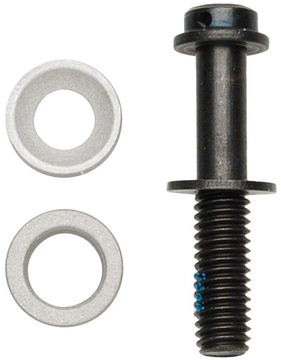 Perno de fijación del caliper de freno de disco Shimano de 30.5 mm con arandela de ajuste