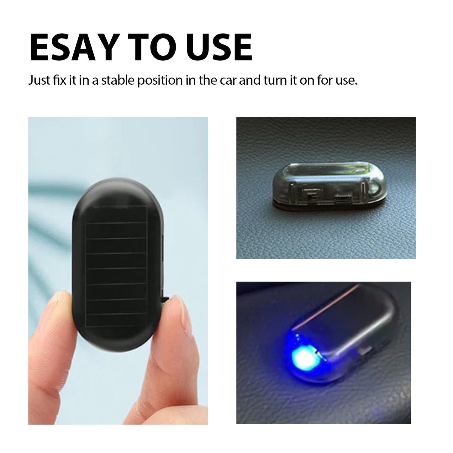Premium Anti-Theft Car Alarm Light with Induction Technology