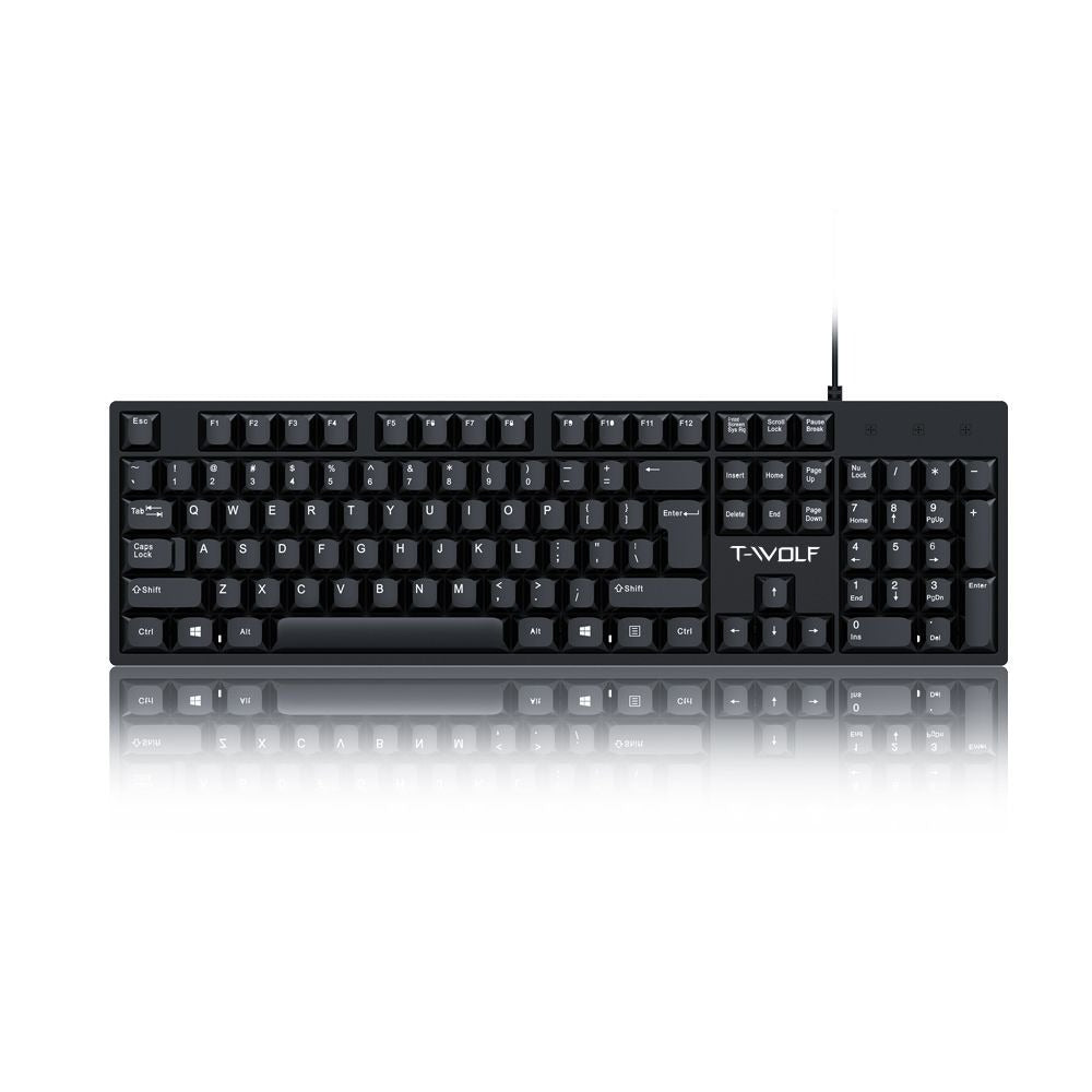 Lei Lang T15 wired USB keyboard laptop for office, home, and business use - Korvel