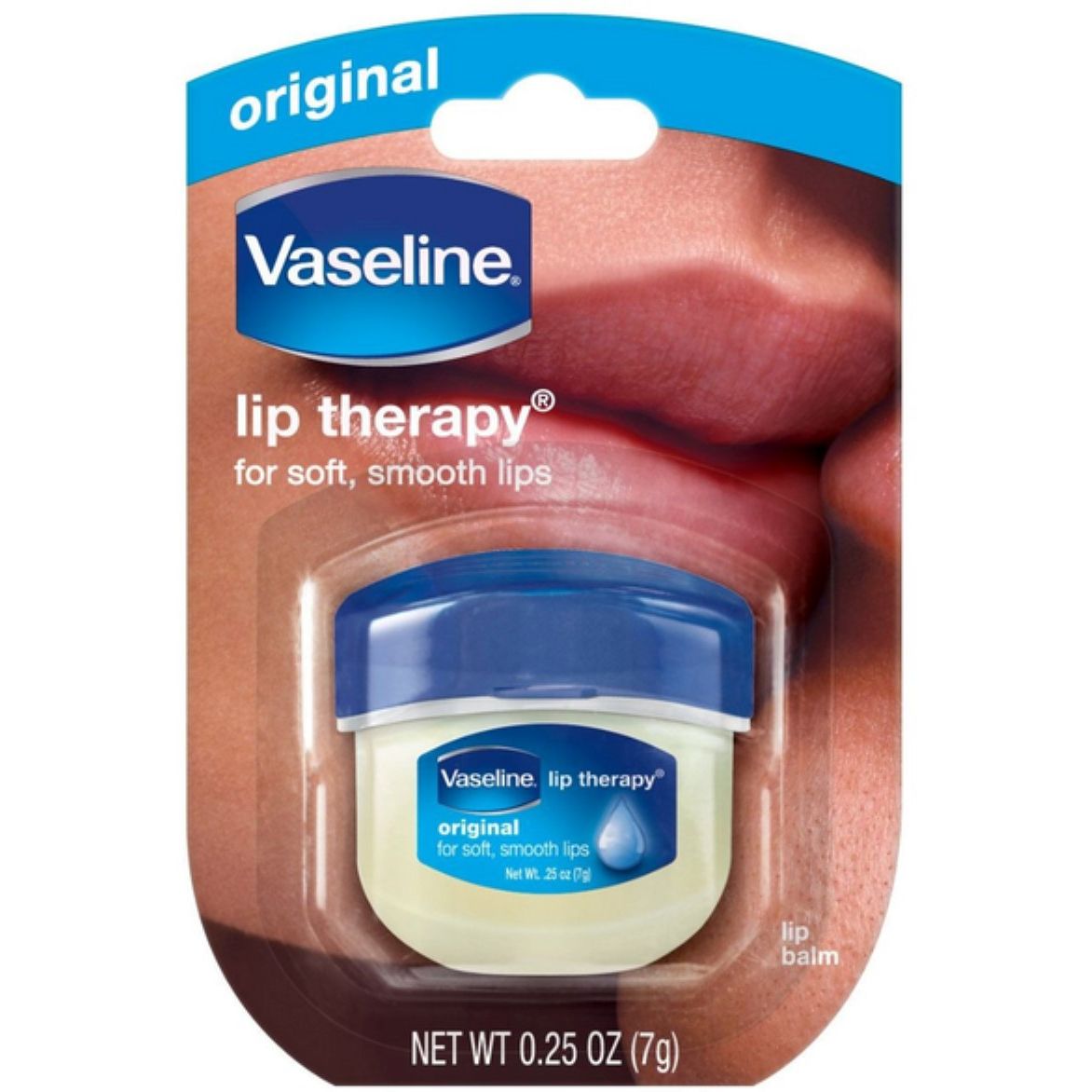 Vaseline Lip Therapy Original Balm 7g - Bulk Buy 8 Units