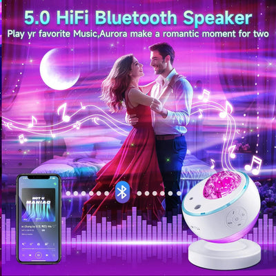 AuroraGlow Galaxy Projector - Korvel