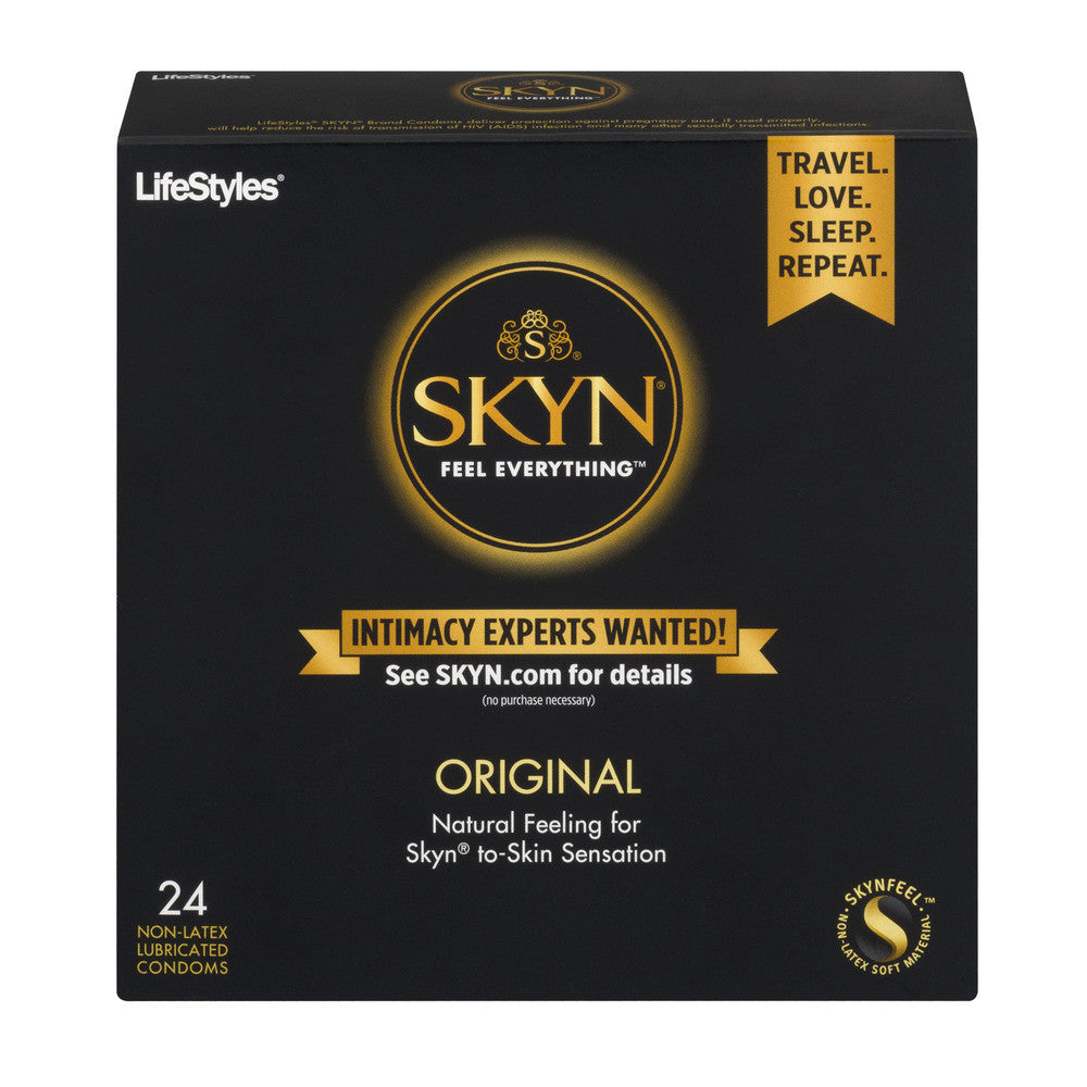 SKYN Original Non-Latex Condoms, Natural Feel, 24 Count