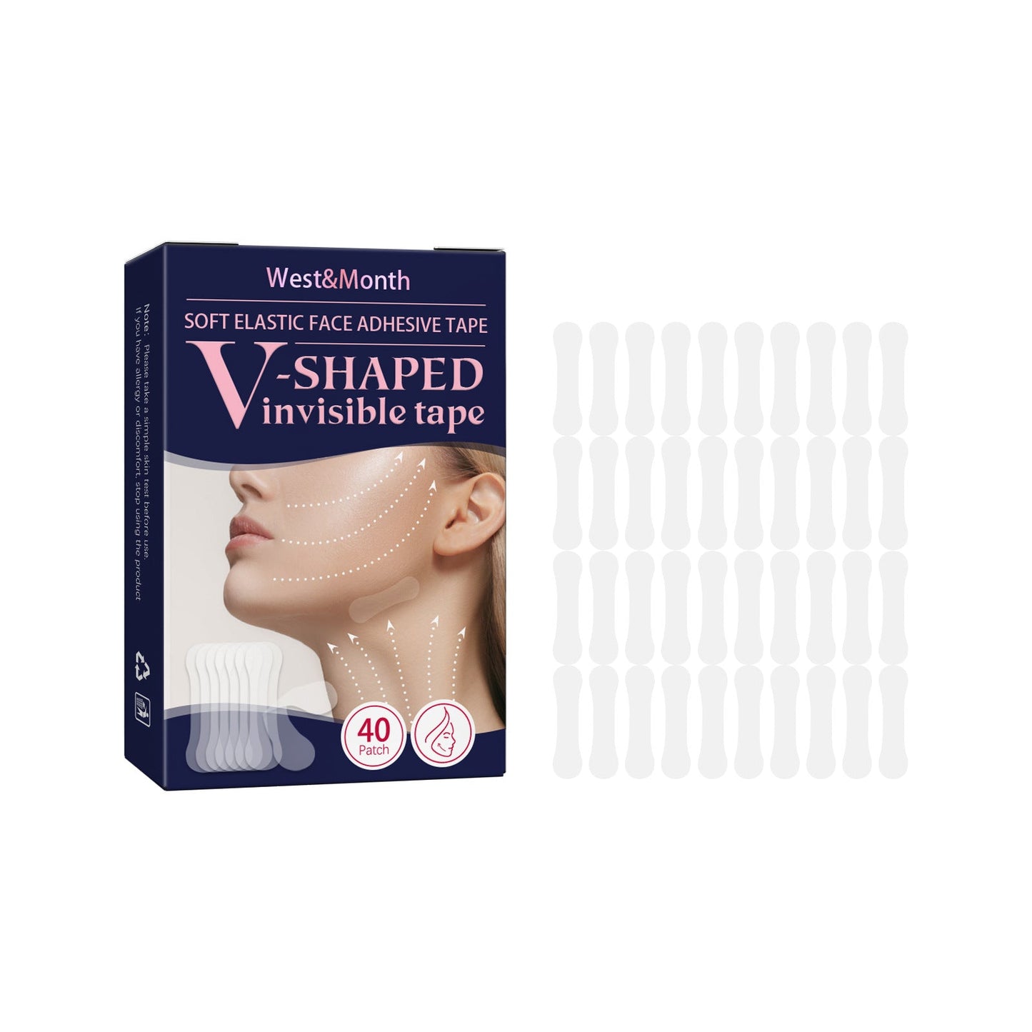 Face Lift Chin Lift V-Shaped Face Shape Lift Melon Seed Face Lift Patch - Korvel