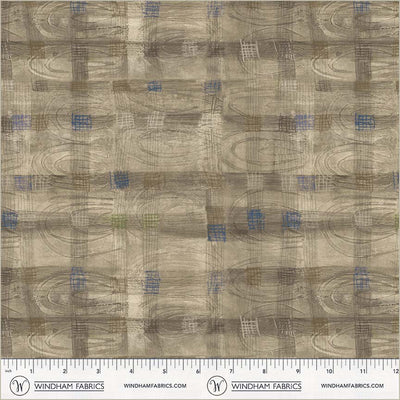 Oyster Flats Plaid Cotton Fabric - 43”/44” Per Yard