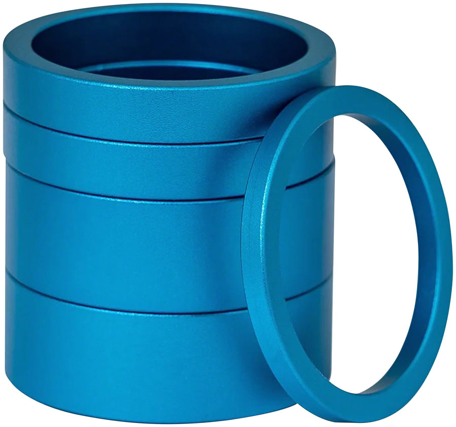 Kit de cales de direction en alliage Chris King - 1-1/8" Turquoise