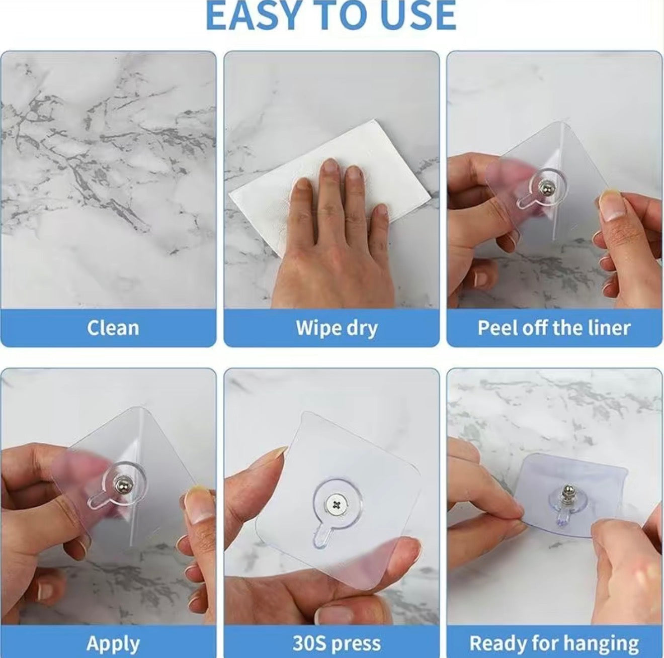 Ganchos StickMount para Marcos - Solución de Colgado Sin Daños