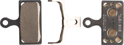 Pastillas de freno de disco Shimano G04S-MX - Compuesto metálico, placa de respaldo de acero inoxida