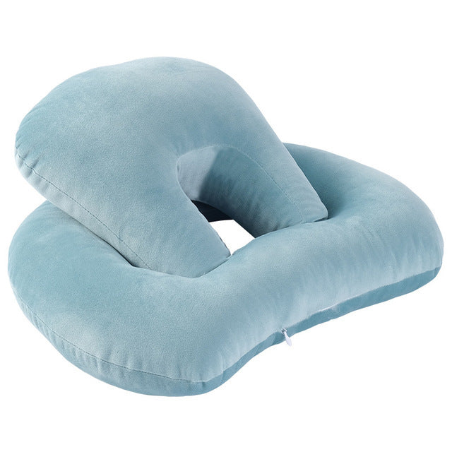 U-Shaped Travel Neck Pillow with Arm Rest Support